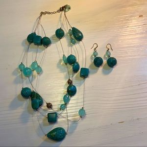 Turquoise jewelry set